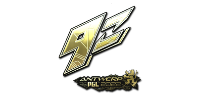 Sticker | 9z Team (Gold) | Antwerp 2022