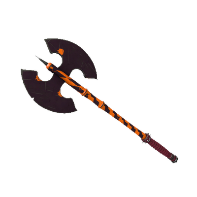 Pumpkin Plastered Scotsman's Skullcutter (Minimal Wear)