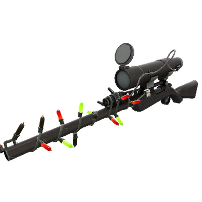 Festivized Graphite Gripped Sniper Rifle (Minimal Wear)