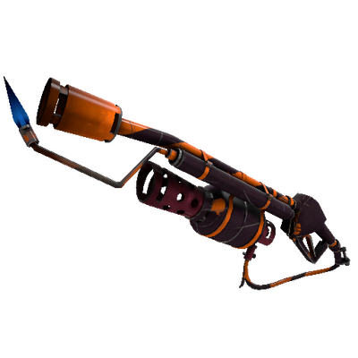 Pumpkin Plastered Flame Thrower (Minimal Wear)