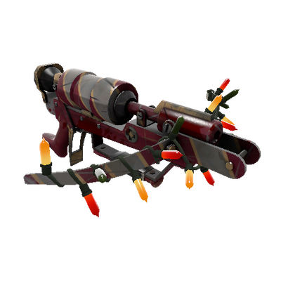Festivized Saccharine Striped Crusader's Crossbow (Battle Scarred)