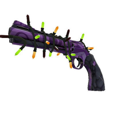 Festivized Killstreak Portal Plastered Revolver (Minimal Wear)