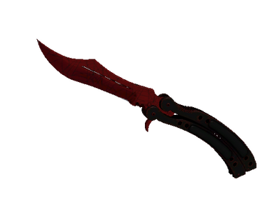 ★ StatTrak™ Butterfly Knife | Crimson Web (Minimal Wear)