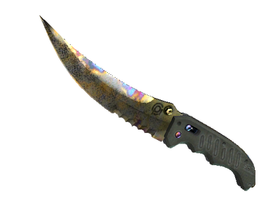 ★ Flip Knife | Case Hardened (Well-Worn)