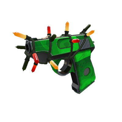 Festivized Health and Hell (Green) Pistol (Minimal Wear)