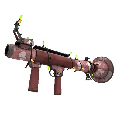 Strange Festivized Killstreak Seriously Snowed Rocket Launcher (Well-Worn)