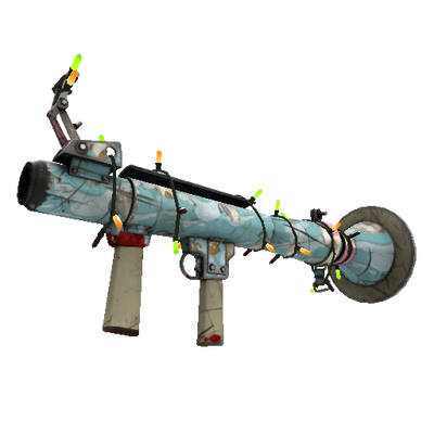 Festivized Specialized Killstreak Blue Mew Rocket Launcher (Well-Worn)