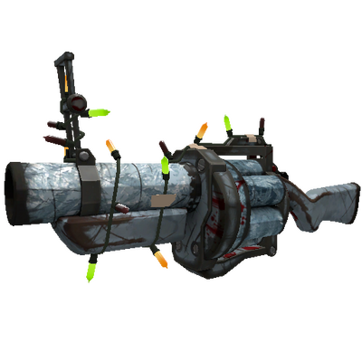 Festivized Glacial Glazed Grenade Launcher (Battle Scarred)