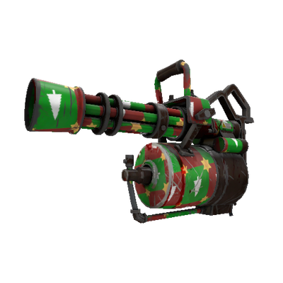 Strange Gifting Mann's Wrapping Paper Minigun (Battle Scarred)