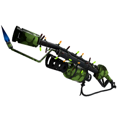 Clover Camo'd Огнемёт (Немного поношенное) с украшениями