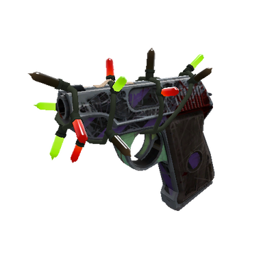 Festivized Specialized Killstreak Macabre Web Pistol (Battle Scarred)