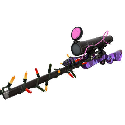 Strange Festivized Specialized Killstreak Purple Range Sniper Rifle (Field-Tested)