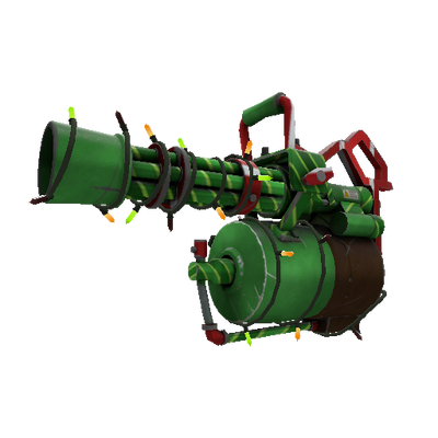 Strange Festivized Specialized Killstreak Elfin Enamel Minigun (Minimal Wear)