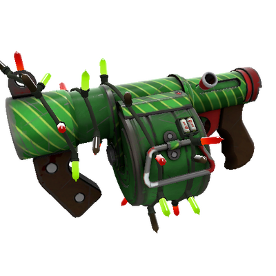 Festivized Elfin Enamel Stickybomb Launcher (Field-Tested)