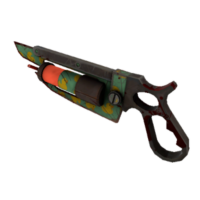 Killstreak Quack Canvassed Ubersaw (Battle Scarred)