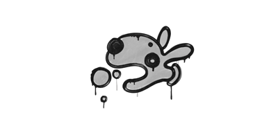 Sealed Graffiti | Popdog (Shark White)
