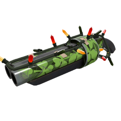 Strange Festivized Clover Camo'd Scattergun (Field-Tested)
