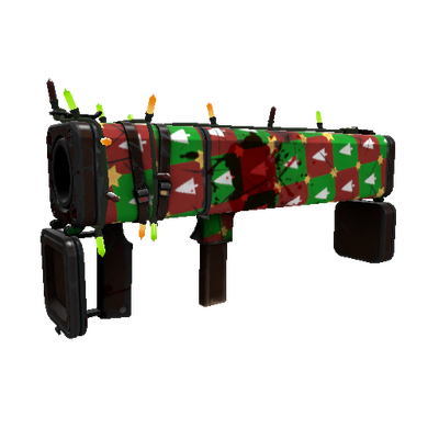 Festivized Killstreak Gifting Mann's Wrapping Paper Black Box (Battle Scarred)