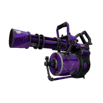 Strange Potent Poison Minigun (Well-Worn)