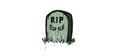 Sealed Graffiti | Tombstone (Cash Green)