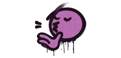 Sealed Graffiti | Chef Kiss (Bazooka Pink)