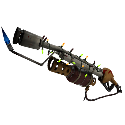 Strange Festivized Specialized Killstreak Coffin Nail Flame Thrower (Field-Tested)