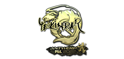 Sticker | YEKINDAR (Gold) | Antwerp 2022