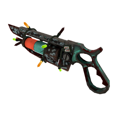 Unusual Festivized Professional Killstreak Broken Bones Ubersaw (Battle Scarred)