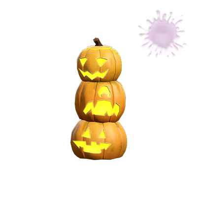 Strange Towering Patch of Pumpkins