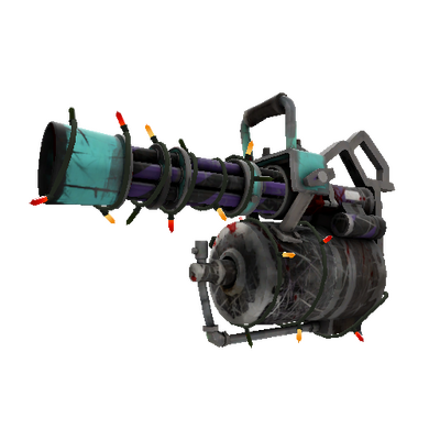 Festivized Killstreak Macabre Web Minigun (Battle Scarred)