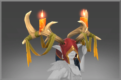 Inscribed Darkwood Witness Head