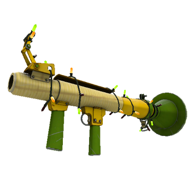 Strange Festivized Mannana Peeled Rocket Launcher (Minimal Wear)