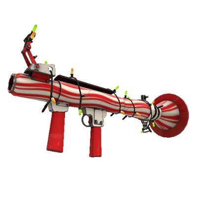 Strange Festivized Killstreak Peppermint Swirl Rocket Launcher (Minimal Wear)