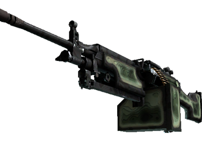 StatTrak™ M249 | Глубокий рельеф (Поношенное)