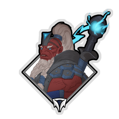 Holo Crownfall Sticker - Disruptor