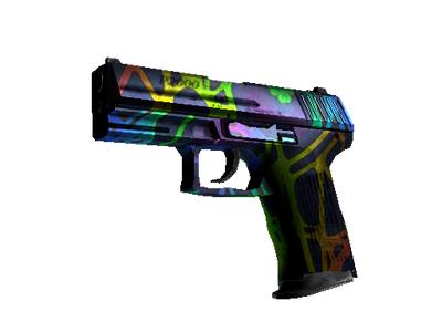 StatTrak™ P2000 | Acid Etched (Well-Worn)