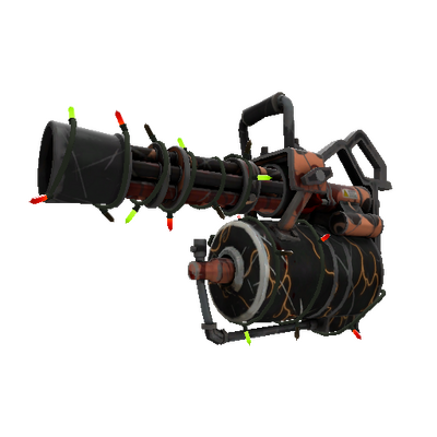 Strange Festivized Specialized Killstreak Sunriser Minigun (Well-Worn)