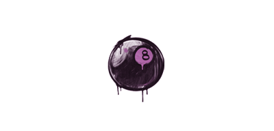 Sealed Graffiti | 8-Ball (Bazooka Pink)