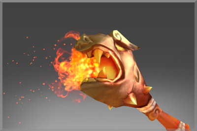 Corrupted Flaming Scepter of Ancestral Luck