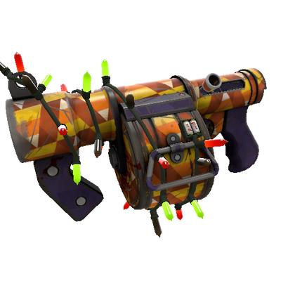 Strange Festivized Candy Coated Stickybomb Launcher (Well-Worn)