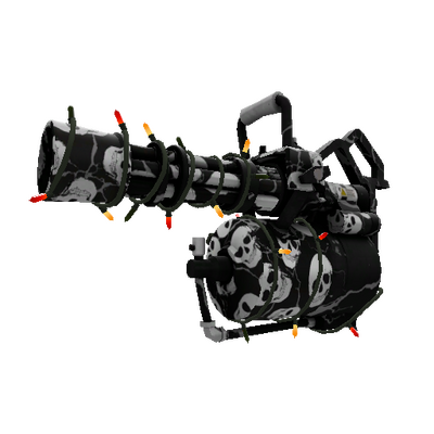 Festivized Skull Cracked Minigun (Factory New)