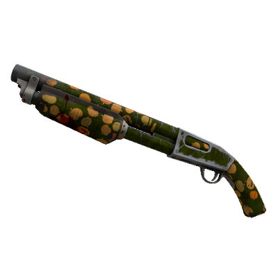 Strange Killstreak Gourdy Green Shotgun (Well-Worn)