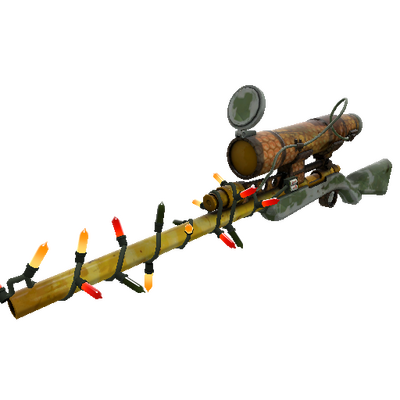 Strange Festivized Piña Polished Sniper Rifle (Battle Scarred)