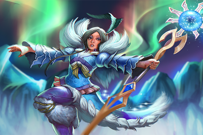 Lady of the Lumini Polare Loading Screen