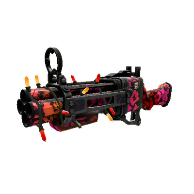 Strange Festivized Killstreak Party Phantoms Iron Bomber (Well-Worn)