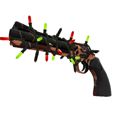 Strange Festivized Killstreak Sunriser Revolver (Factory New)