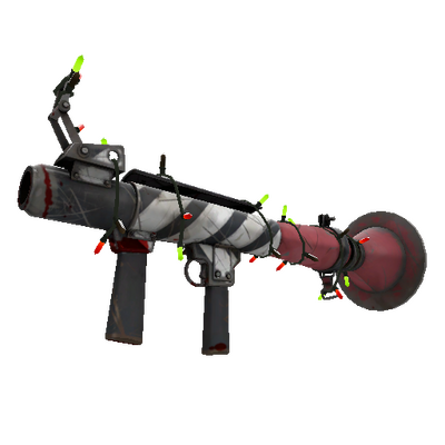 Strange Festivized Bomb Carrier Rocket Launcher (Battle Scarred)