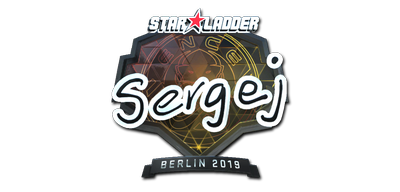 Наклейка | sergej (металлическая) | Берлин 2019