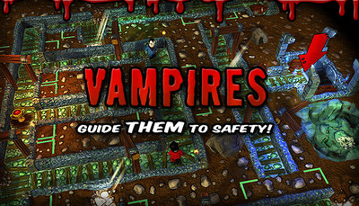 Vampires: Guide Them to Safety!