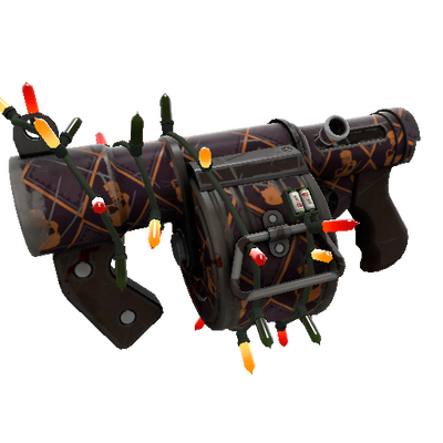Strange Festivized Professional Killstreak Skull Study Stickybomb Launcher (Well-Worn)